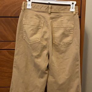 GAP High-Rise Wide Leg Crop Pants